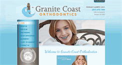 Desktop Screenshot of granitecoastortho.com